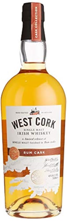 Factory Direct West Cork Single Malt Irish Whiskey Rum 