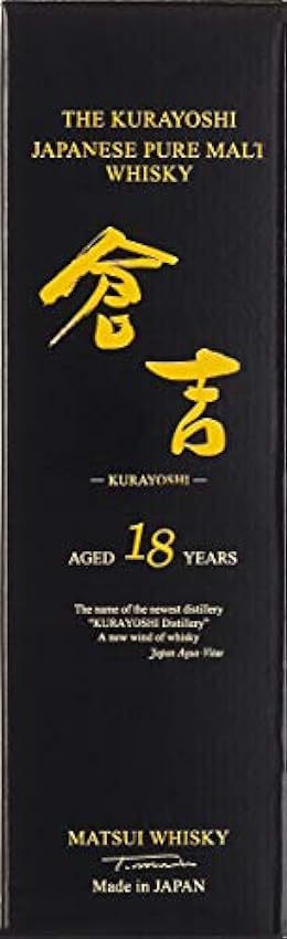 Kostengünstige The Kurayoshi 18 Years Old Pure Malt Whisky mit Geschenkverpackung (1 x 0.7 l) fCxFW2GC Rabatt