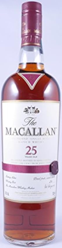 Günstige Macallan 25 Years Sherry Oak Highland Single Malt Scotch Whisky 43,0% - eine der wenigen Abfüllungen eines legendären Scotch HPzUuKWx Online-Shop