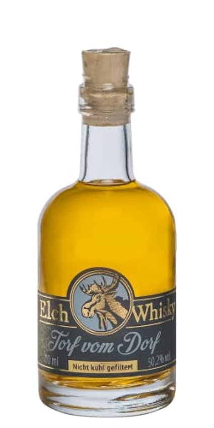 Kostengünstige Elch Whisky | Torf vom Dorf | 0,1l. Mini