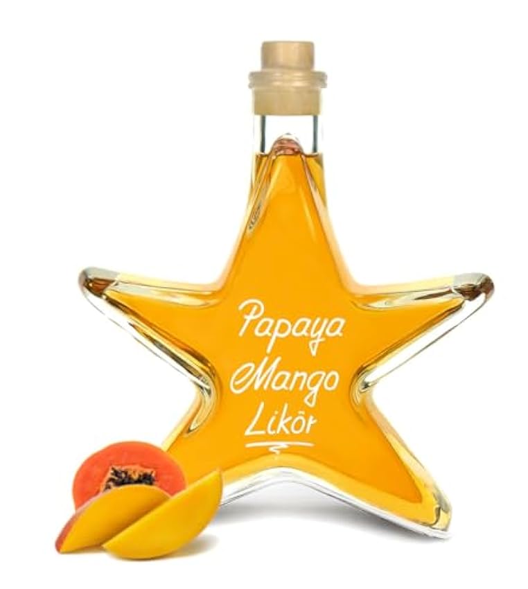 angemessenen Preis 5x Papaya Mango Likör 0,2 L Sternfla