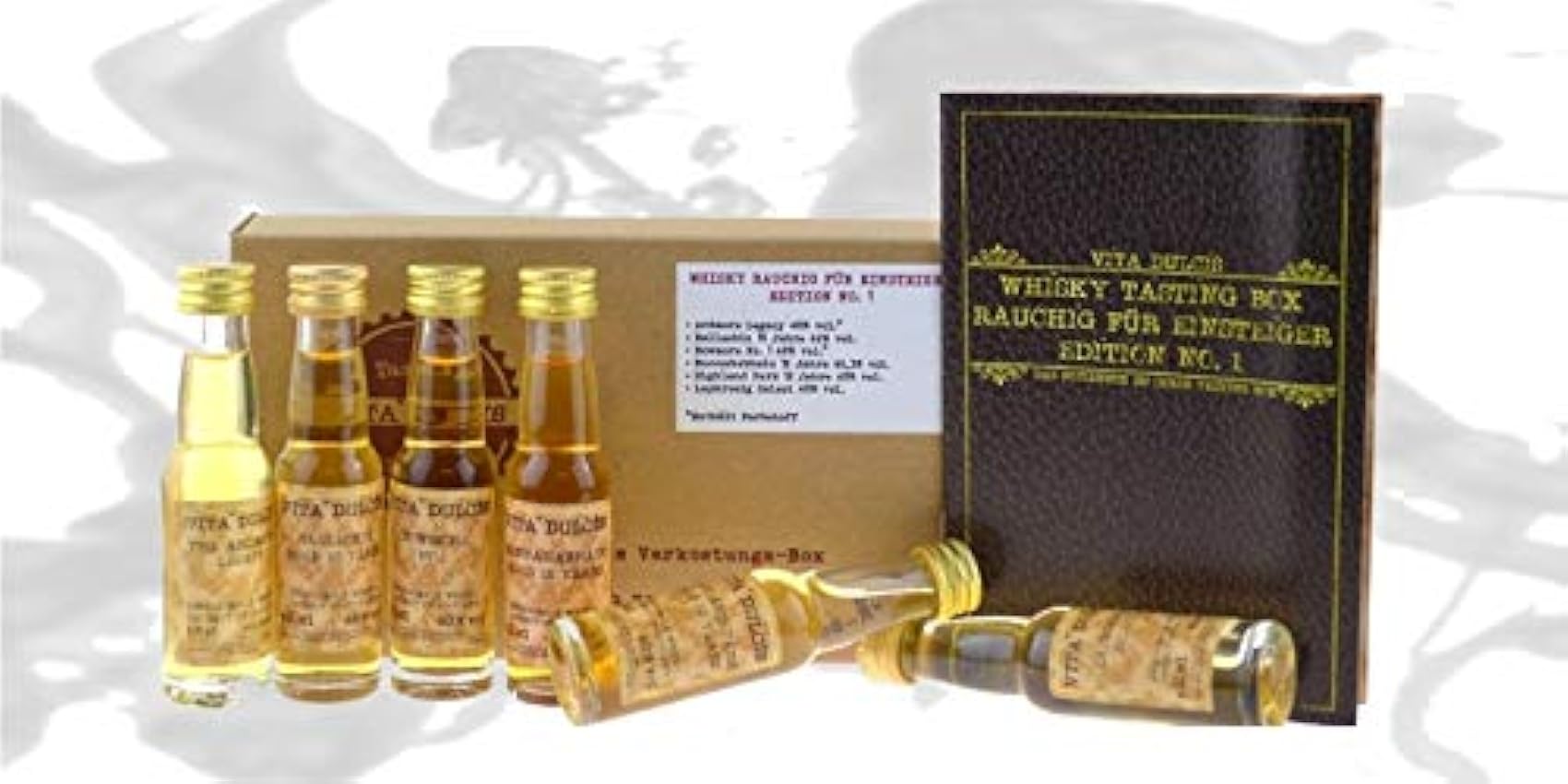 exklusiv Vita Dulcis Tasting Box Whisky Nr. 1 rauchig f