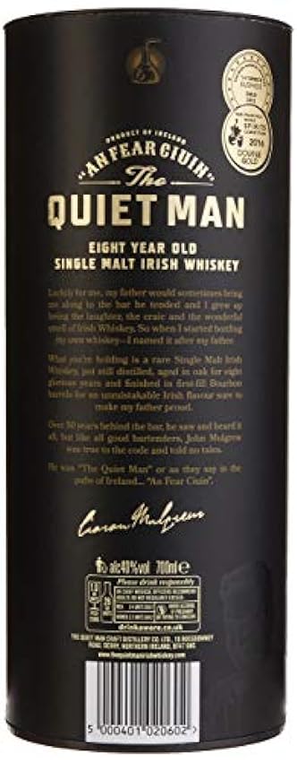 kaufen The Quiet Man An Fear Giuin 8 Year Old Single Malt Irish Whiskey (1 x 0.7 l) frqSAJo6 heißer Verkauf