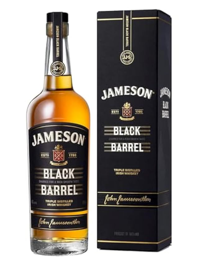 erstaunlich Jameson Black Barrel Irish Whiskey 1L (40% 