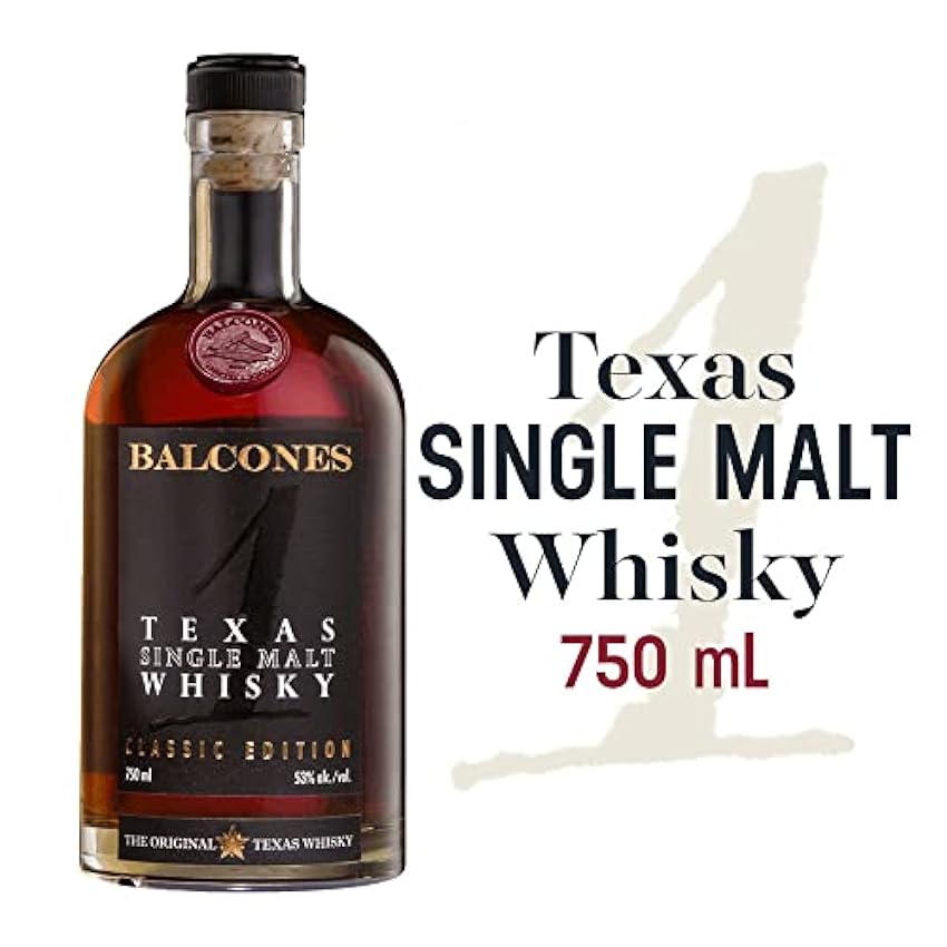 billig Balcones TEXAS Single Malt Whisky Classic Edition 53% Vol. 0,7l ARUDlUTd billig