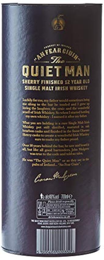 Billige The Quiet Man An Fear Ciuin 12 Year Old Sherry Finished mit Geschenkverpackung Whisky (1 x 0.7 l) Wa0wfdZw Rabatt