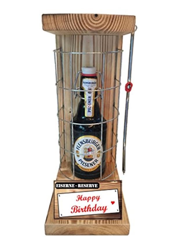 Großhandelspreis Flensburger Pilsener Happy Birthday - Eiserne ReserveFlensburger Pilsener 0,33L Biergeschenk Bier (1 x 0.33 l) PXU9Fpe2 Rabatt
