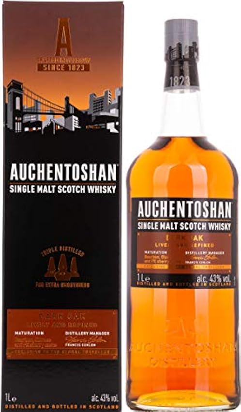Billige Auchentoshan DARK OAK Single Malt Scotch Whisky