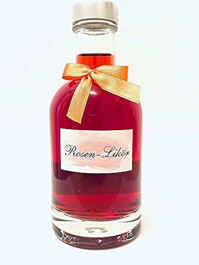 guter Preis Rosen - Likör 200 ml - mit schöner Rosennot