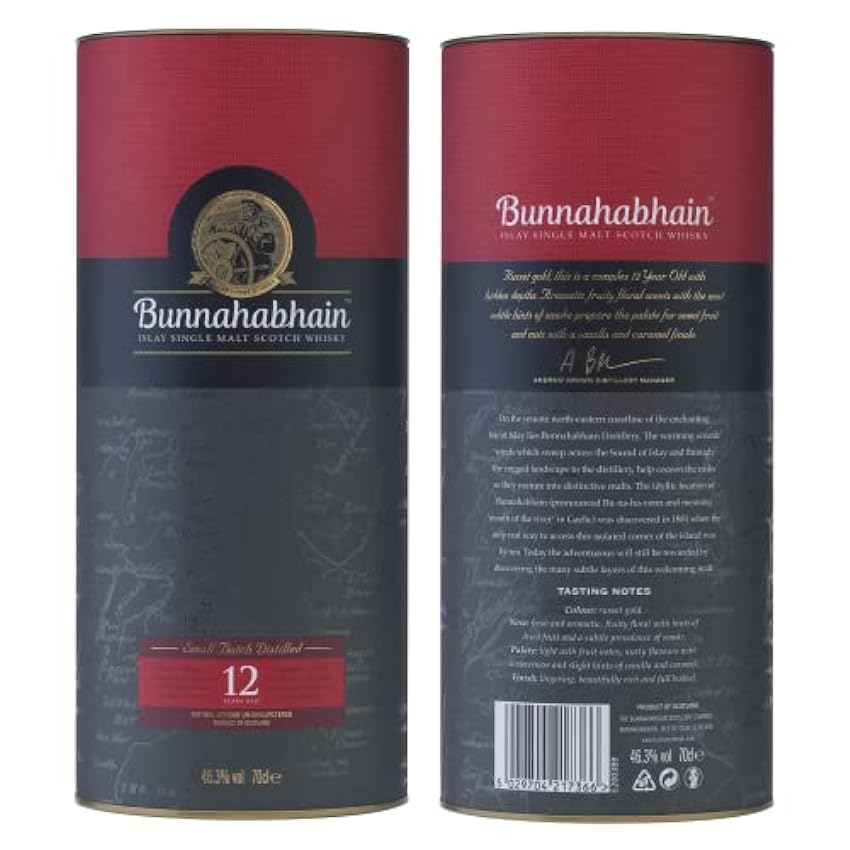 beliebt Bunnahabhain Bunnahabhain 12 Years Old - Islay Single Malt 0.70 Liter kkeyWOlV Rabatt