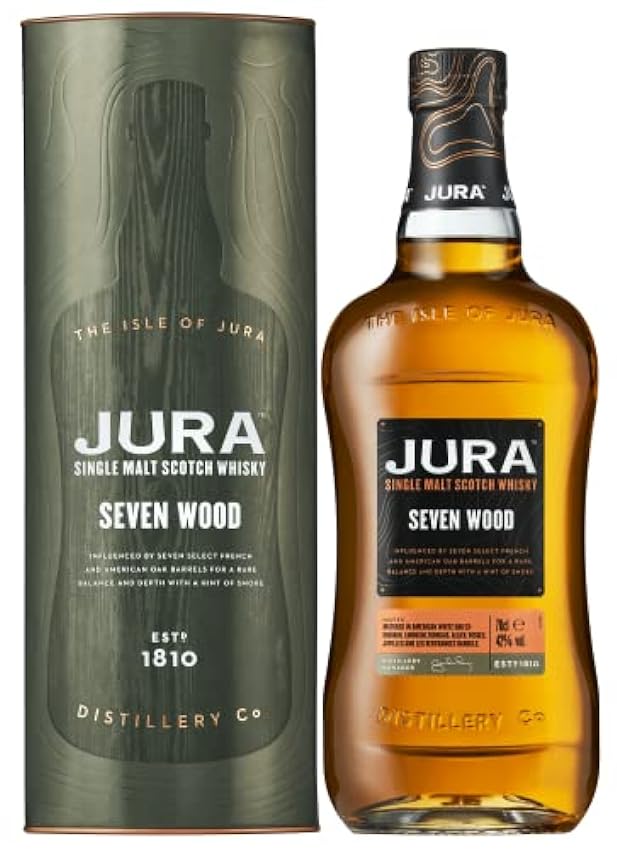 Kaufen Online Jura SEVEN WOOD Single Malt Scotch Whisky mit Geschenkverpackung (1 x 0,7 l) 711UGzAd heißer Verkauf