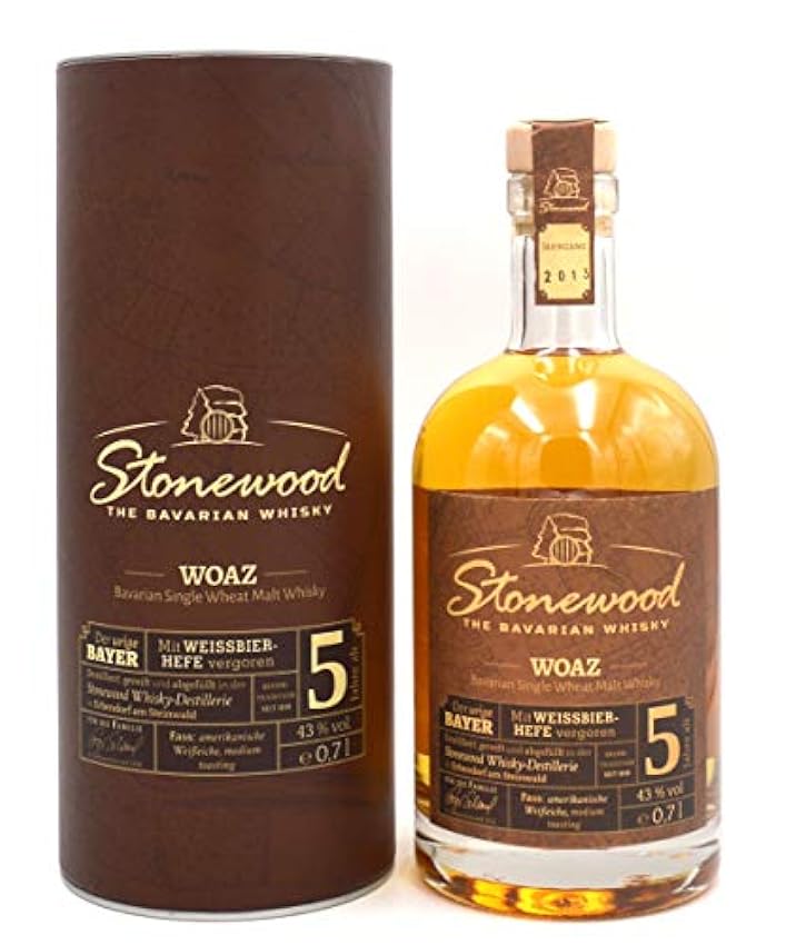 neueste Stonewood Woaz Single Wheat Malt Whisky 7 Jahre