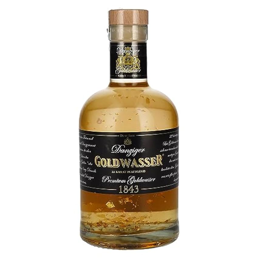 erstaunlich Original Danziger Goldwasser Liqueur 38% Vo