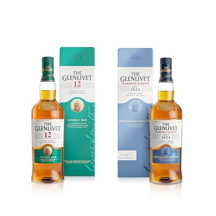 exklusiv The Glenlivet Founder´s Reserve Single Malt Scotch Whisky –1 x 0,7 l & The Glenlivet 12 Jahre Single Malt Scotch Whisky – Scotch Single Malt Whisky aus der Speyside Region – 1 x 0,7 l YqvJkZgC New Style
