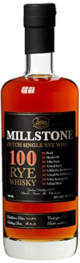 kaufen Zuidam Millstone 100 Rye Whiskey (1 x 0.7 l) cNo