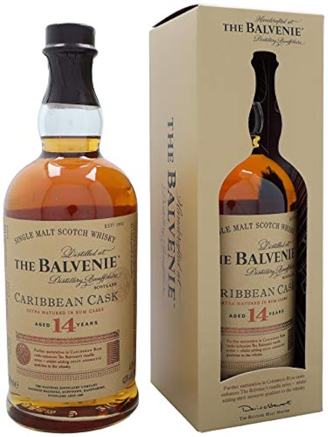 Preiswerte Balvenie Carribean Cask Single Malt Scotch Whisky 14 Jahre Single Malt Whisky (1 x 700 ml) u102sPYA billig