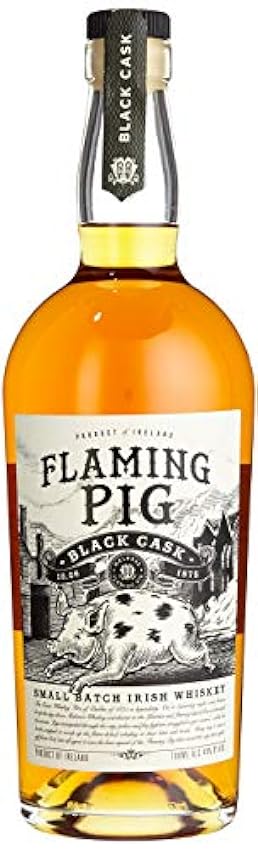Klassiker Flaming Pig Black Cask Irish Whiskey (1 x 0.7