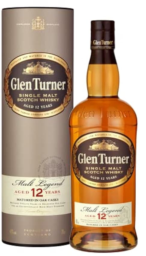 großen Rabatt Glen Turner Single Malt 12 Years Old (1 x 0.7l) INgTR4iT groß