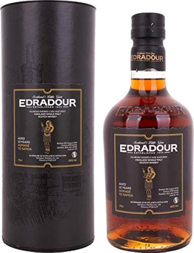 Factory Direct Edradour 10 Years Old HOMAGE TO SAMOA Highland Single Malt Scotch Whisky , (1 x 0.7 l) oVXa281b Hot Sale
