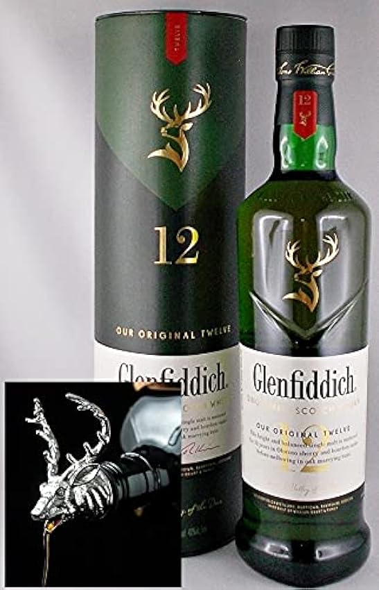 Klassiker Flasche Glenfiddich 12 Jahre Single Malt Whis