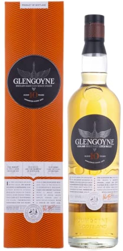 Kostengünstige Glengoyne 10 Years Old Highland Single Malt Scotch Whisky 40% Vol. 0,7l in Geschenkbox fxUPMD7P Online-Shop