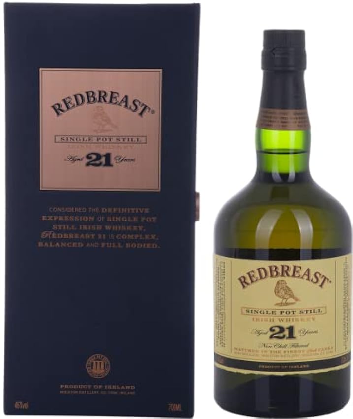 Klassiker Redbreast 21 Years Old Single Pot Still Irish Whiskey 46% Vol. 0,7l in Holzkiste yOhhZIyf Hot Sale