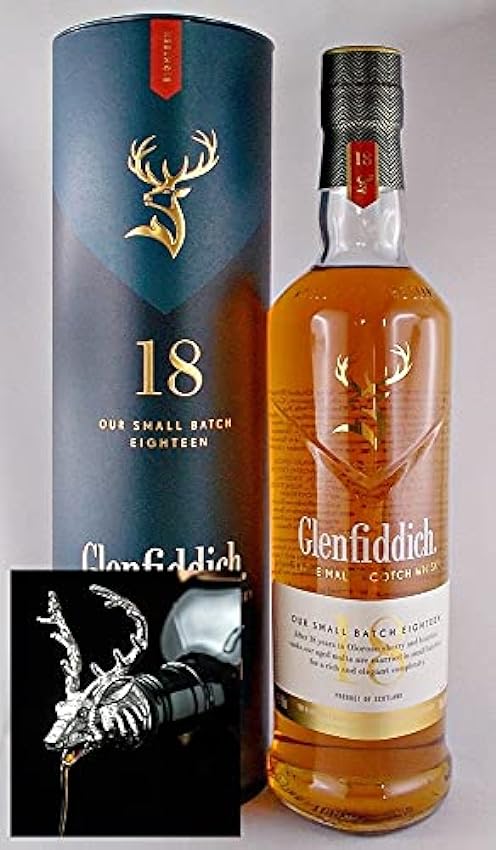 exklusiv Flasche Glenfiddich 18 Jahre Single Malt Whisk