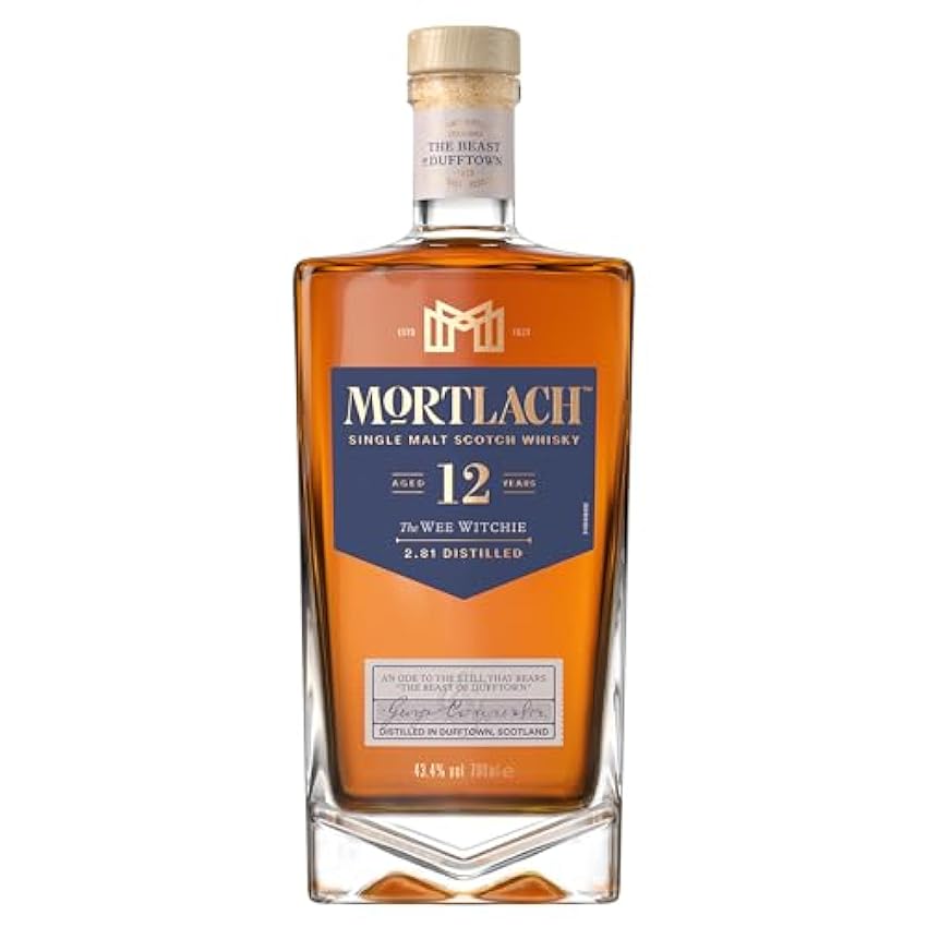 kaufen Mortlach 12 Jahre | Single Malt Scotch Whisky | Aromatischer| handgefertigt in der schottischen Speyside | 43,4% vol | 700ml Einzelflasche | Yp4oDeCW Shop