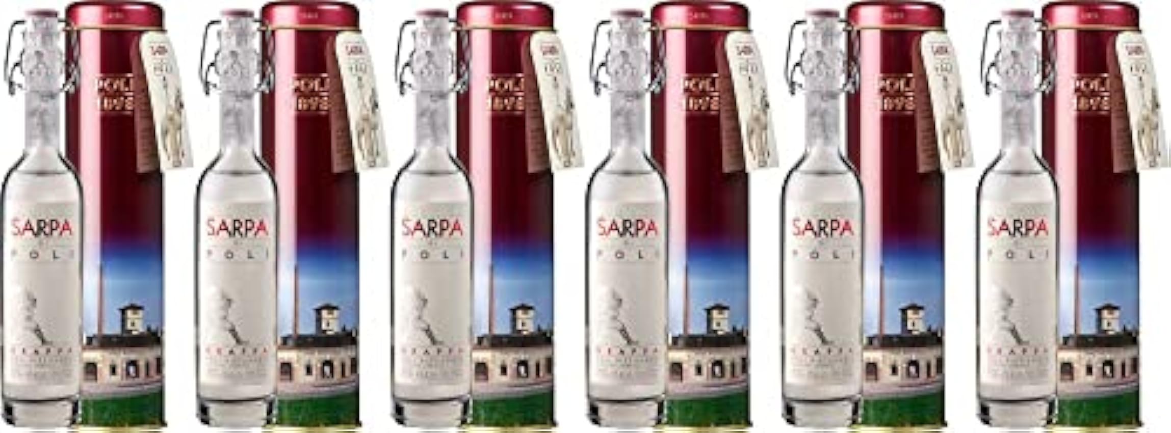 Billige 6x Grappa Sarpa di Poli ´Baby´ - in Geschenkröhre - - Weingut Jacopo Poli, Veneto nUwuEnCe gut verkaufen