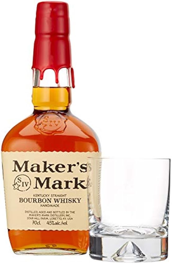 Ermäßigte Maker´s Mark | Handgemachter Kentucky Straight Bourbon Whisky | 45 % vol | 700 ml Einzelflasche O86s9urk Shop