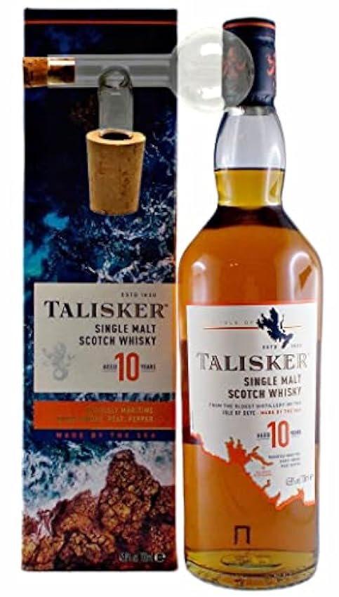 Mode Talisker 10 Jahre Single Malt Whisky + 1 Glaskugel