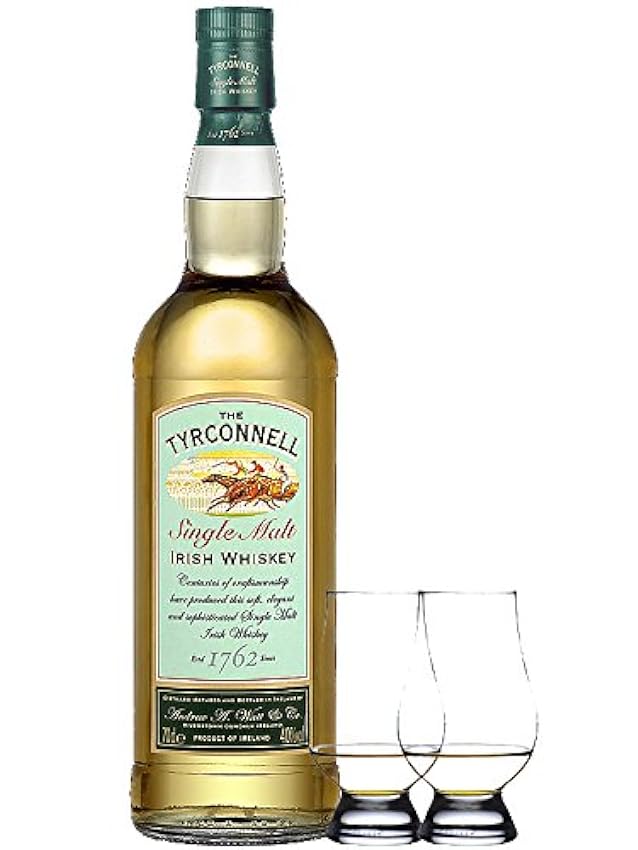 billig The Tyrconnell Irish Single Malt Whiskey 0,7 Liter + 2 Glencairn Gläser AkqyBoQr heißer Verkauf