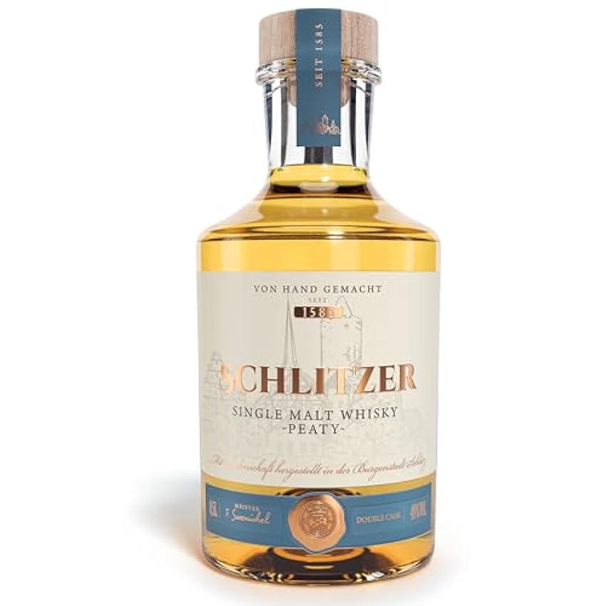 Billige Schlitzer Single Malt Whisky peaty 49% vol., (1