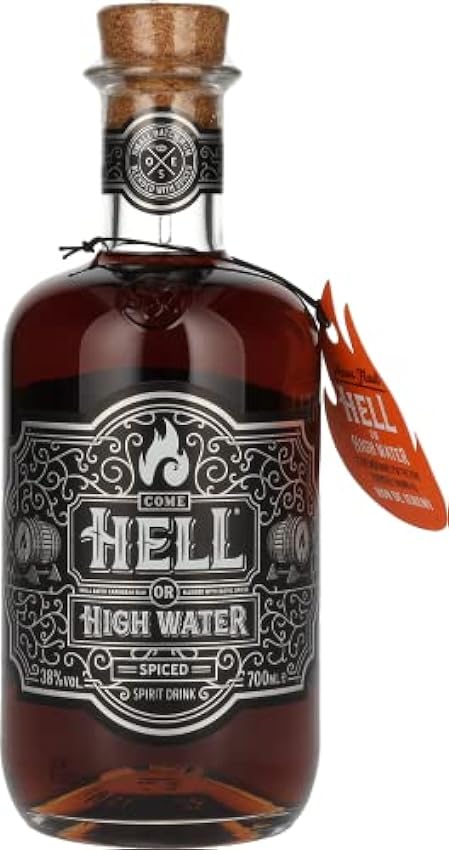erstaunlich Hell or High Water SPICED Spirit Drink 38% 