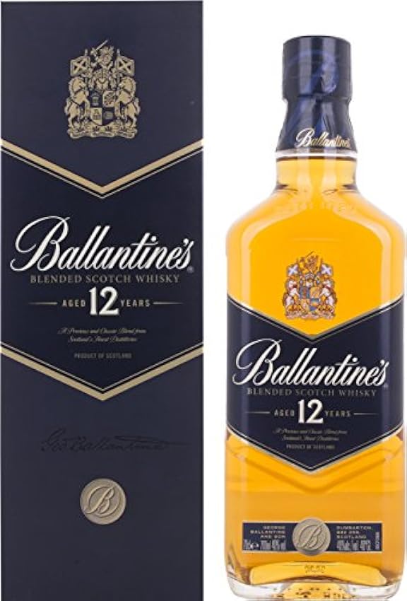 erschwinglich Ballantine´s 12 Years Old Blended Scotch Whisky 40% Vol. 0,7l in Geschenkbox ZHL9cZZF Rabatt