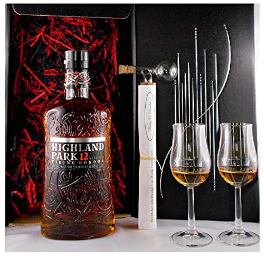 Mode Geschenk Highland Park 12 Jahre Whisky + Glaskugelportionierer + 2 Bugatti Gläser GNEw1cAD am besten verkaufen