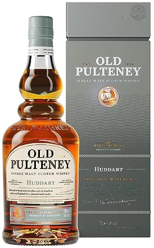 erschwinglich Old Pulteney Highlands Single Malt Huddart – Der maritime, von Meeresluft geprägte Whisky aus Schottland in der Geschenkverpackung mit 46% vol. Alkohol (1 x 0,7l) 2pvvLiI2 Online-Shop