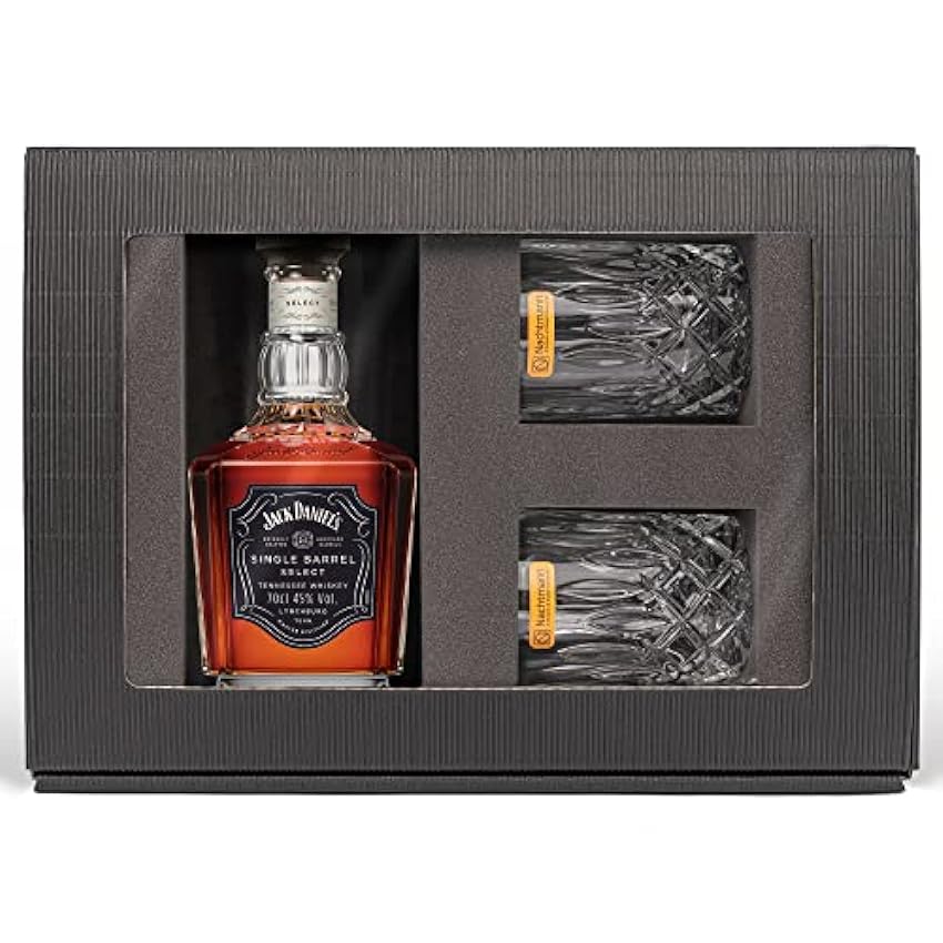 neueste Whisky Geschenkset Jack Daniel´s Single Barrel Tennessee Whiskey (0,7 l) mit 2 Tumblergläsern fLgzh5Ag New Style