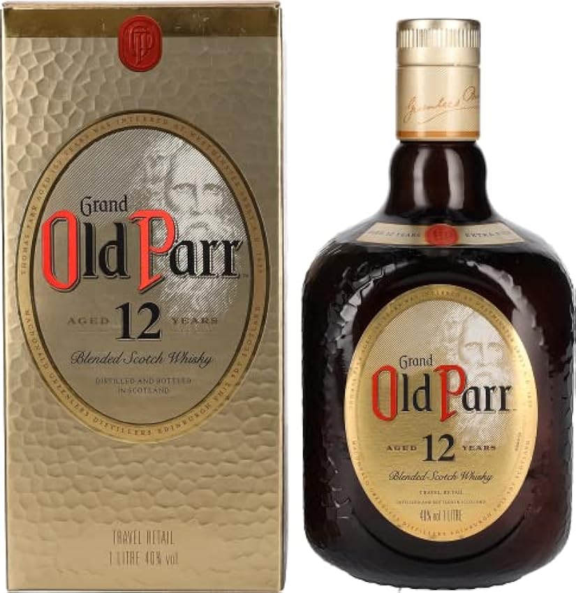 exklusiv Grand Old Parr 12 Years Old Blended Scotch Whisky 40% Vol. 1l in Geschenkbox 3Zuxbh8D Spezialangebot