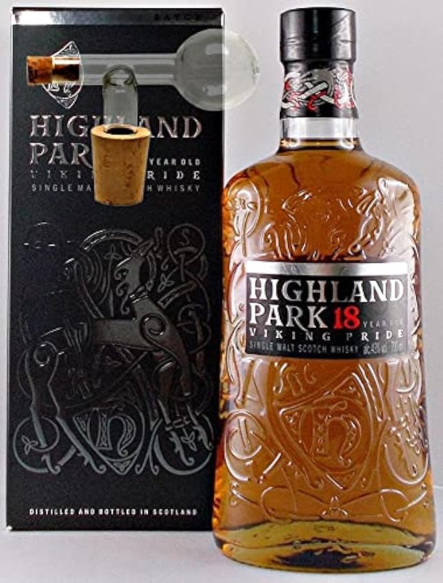 billig Highland Park 18 Jahre Single Malt Whisky + Glas
