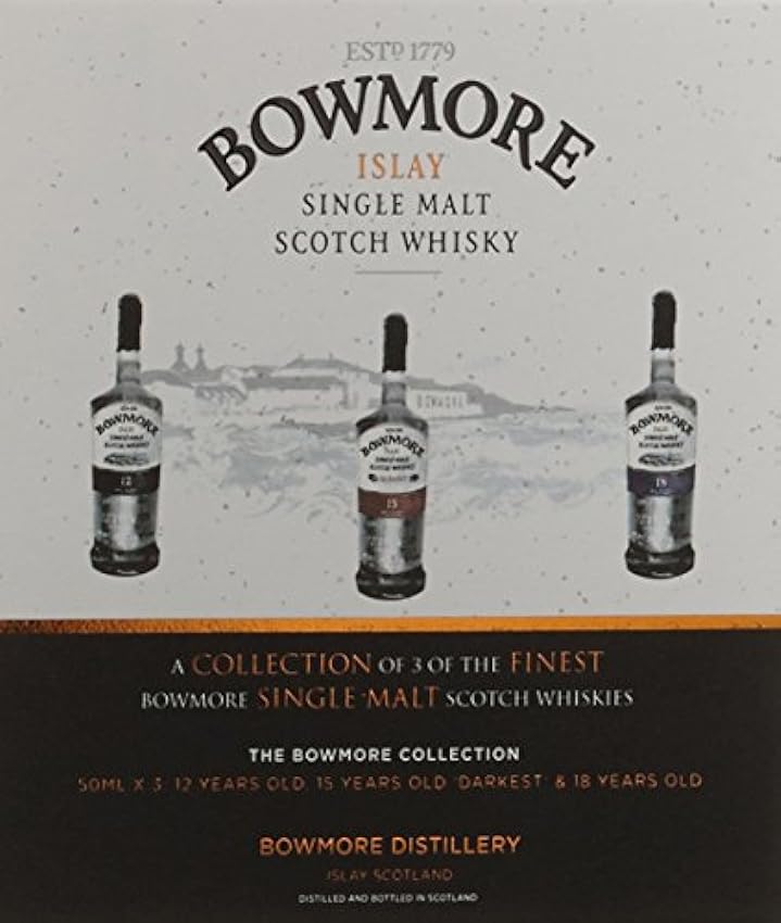 neueste Bowmore Distillers Miniature Collection 3x0.05 Liter mYurfAye New Style