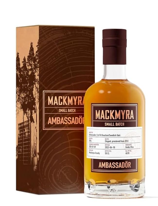 billig 0,5l - Mackmyra - AMBASSADÖR - Small Batch Kollektion - Swedish Single Malt Whisky - 48,8% vol. - Schweden MYv3SxdL Online