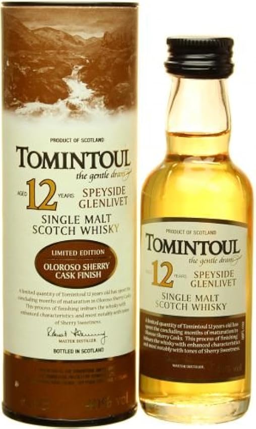 Promotions Tomintoul 12 YO Mini Single Malt Whisky 40% 