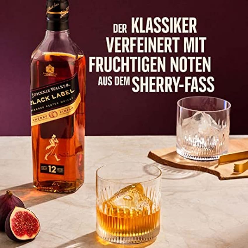 große Auswahl Johnnie Walker Black Label Sherry Finish| Blended Scotch Whisky | Limitierte Edition | blended in Schottland | 40% vol | 700ml Einzelflasche | 8Wj9BFA5 Online