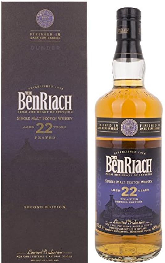 erschwinglich Benriach 22 Years Old PEATED Second Editi