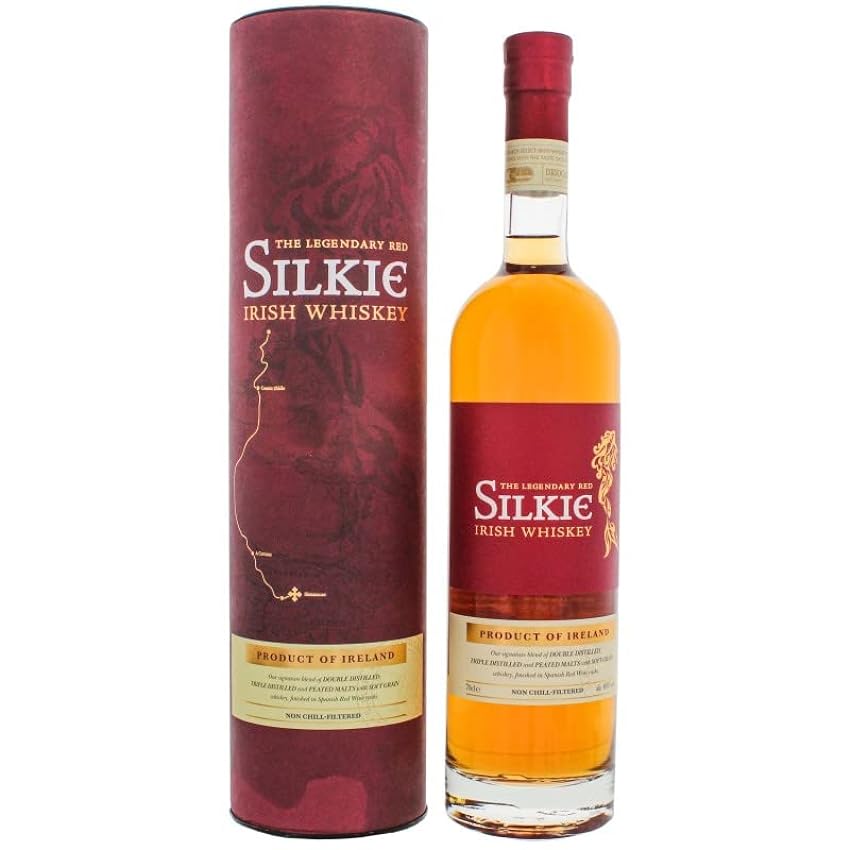 beliebt The Legendary SILKIE RED Blended Irish Whiskey 46% Vol. 0,7 Liter in Geschenkbox xJwWfIPb Mode