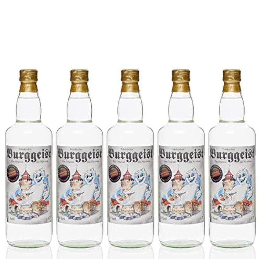 guter Preis Fränkischer Burggeist ® 0,7 Liter 5 Flasche