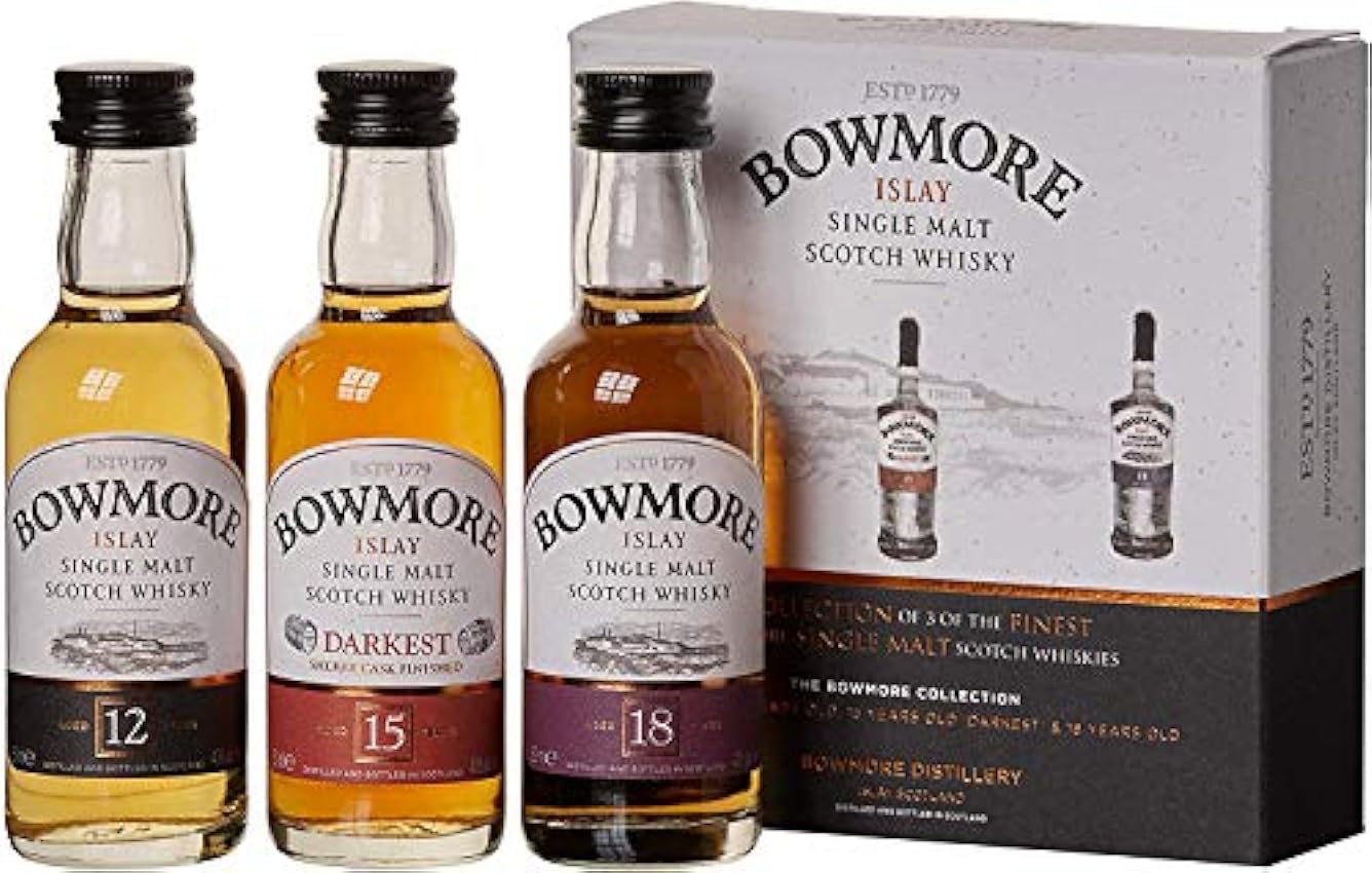Mode Bowmore Whisky Geschenkset | Single Malt Scotch Wh
