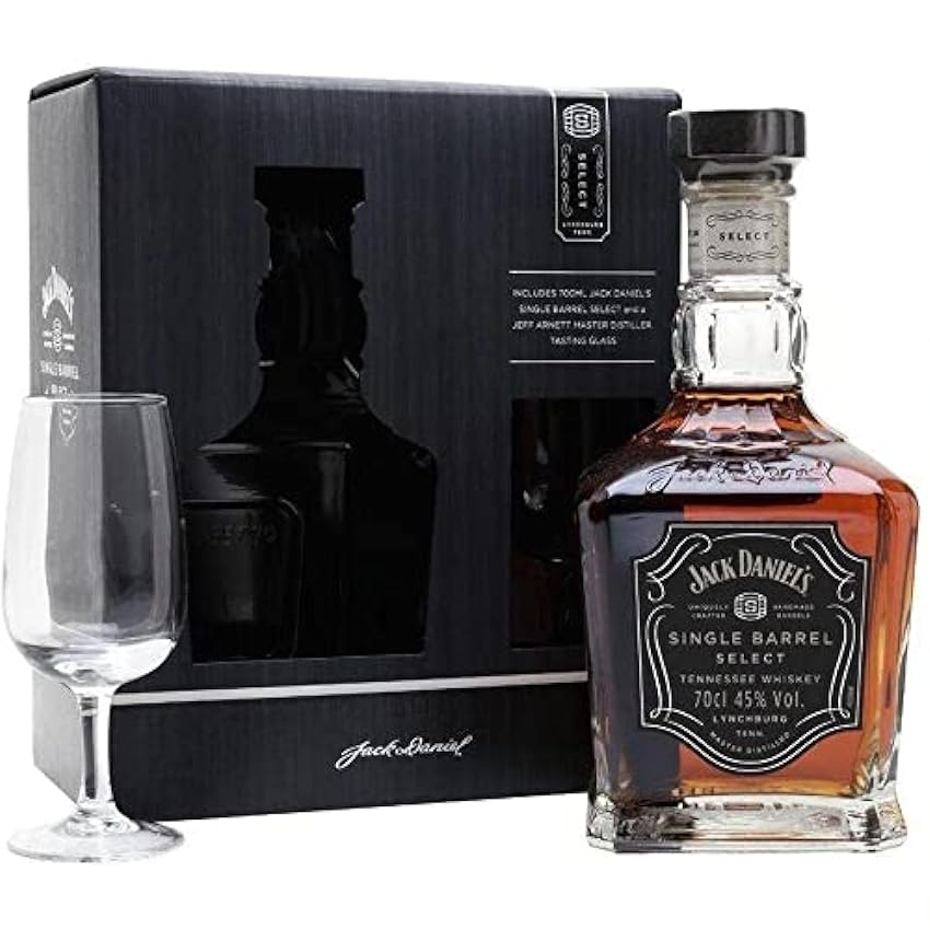 Hohe Qualität Jack Daniel´s Select Single Barrel Tennessee Whiskey 45% Volume 0,7l in Geschenkbox mit Nosing Glas Whisky 4ku7Qo2i heißer Verkauf