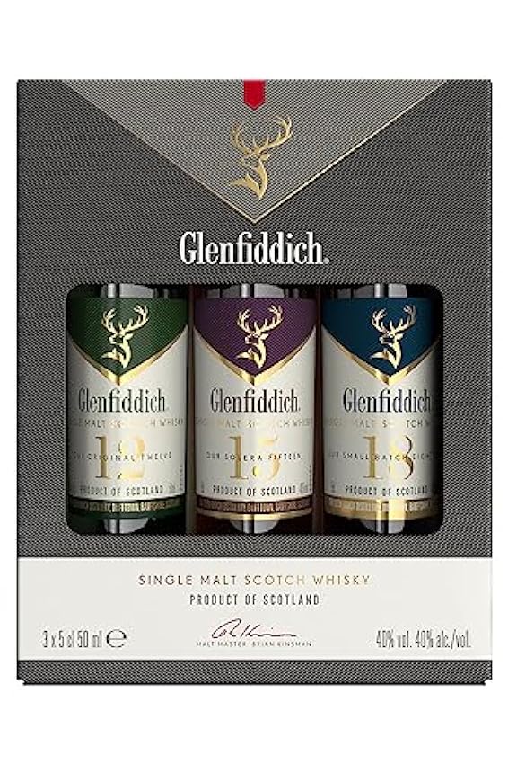 exklusiv Glenfiddich Single Malt Scotch Whisky Probiers